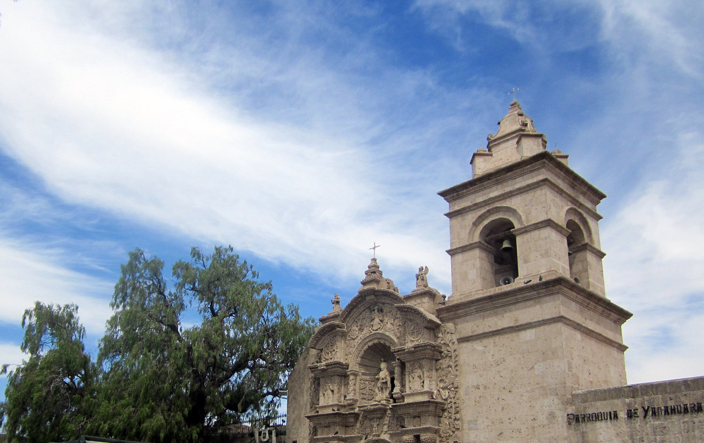 Chiesa coloniale in sillar ad Arequipa