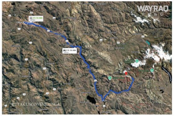 Ruta Cusco Pitumarca Vinicunca a la montaña de 7 colores
