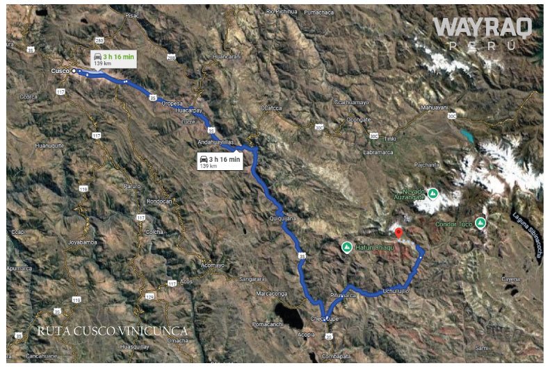 Ruta Cusco Pitumarca Vinicunca a la montaña de 7 colores