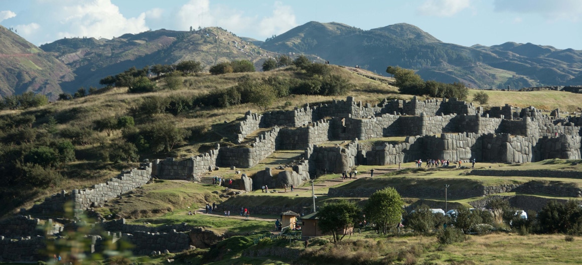 Las Murallas de la fortaleza de Sacsayhuaman