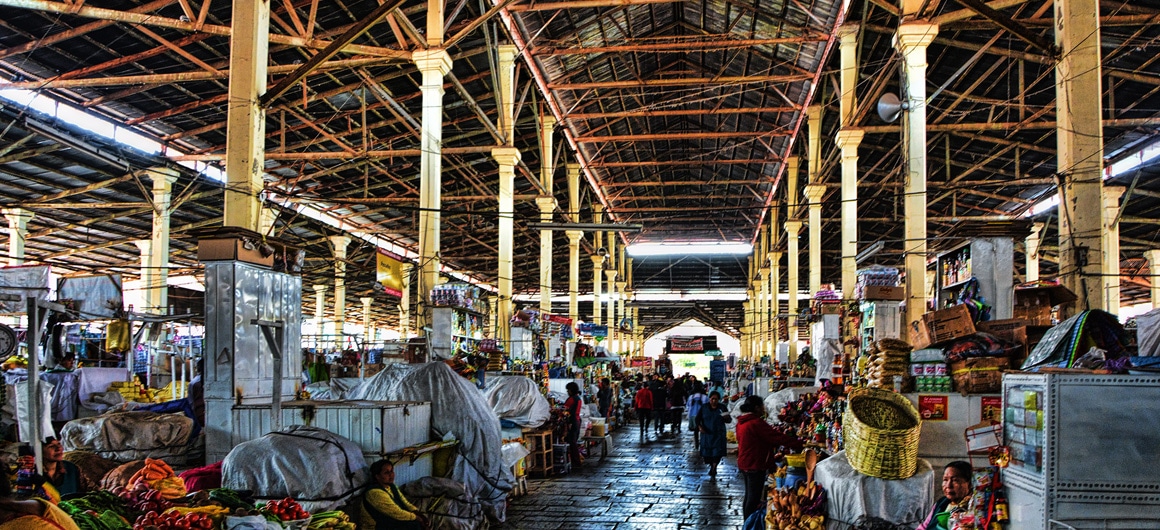 Mercado San Pedro Cusco Estructura