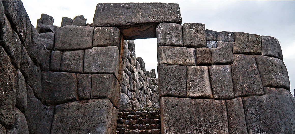 Trapezoidal doors in the Sacsayhuaman Fortress