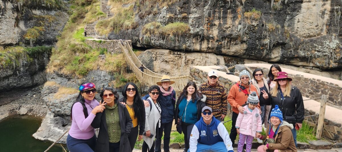 turistas en peru